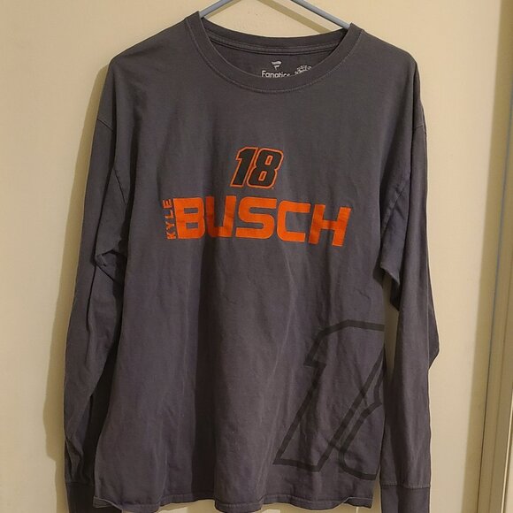 Vintage Kyle Busch Long Sleeve T-Shirt - Picture 1 of 3